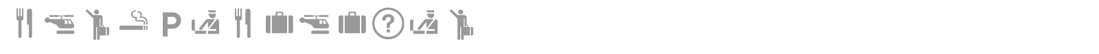Transportation font preview